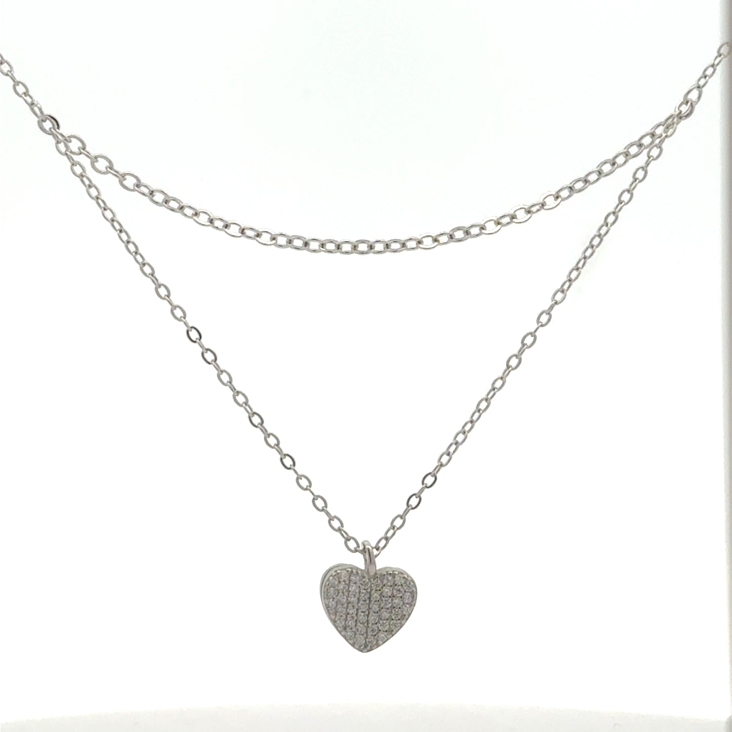 Elegant Heart Pendant Necklace