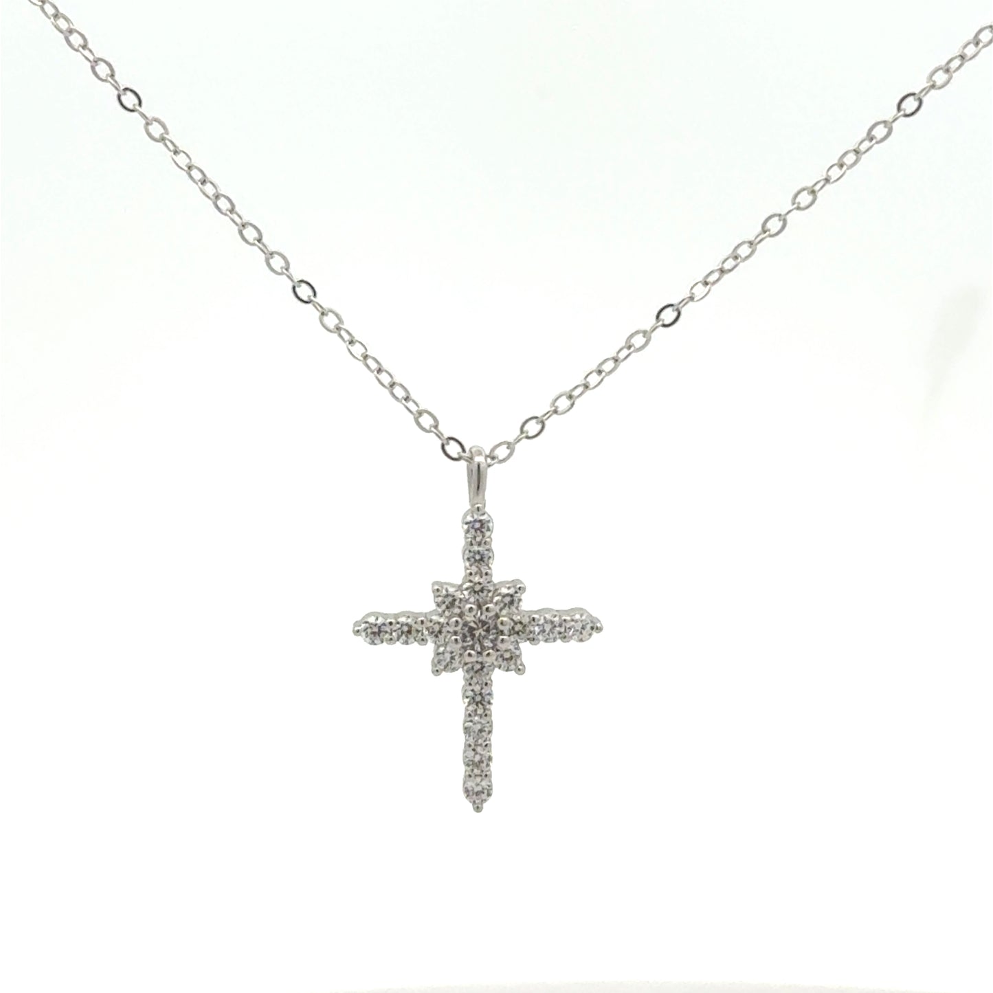 Elegant Silver Cross Pendant