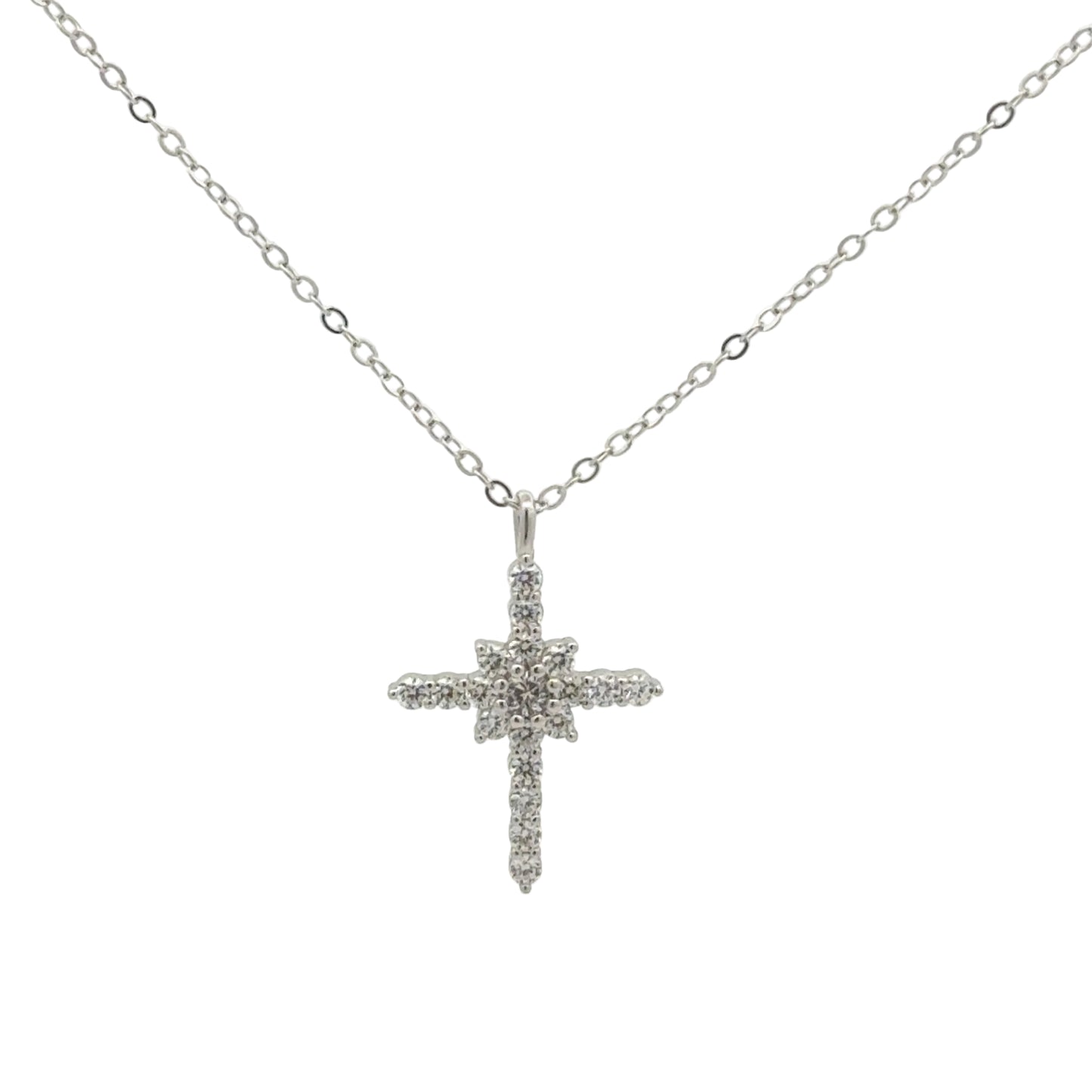 Silver Cross Necklace | 925 Silver