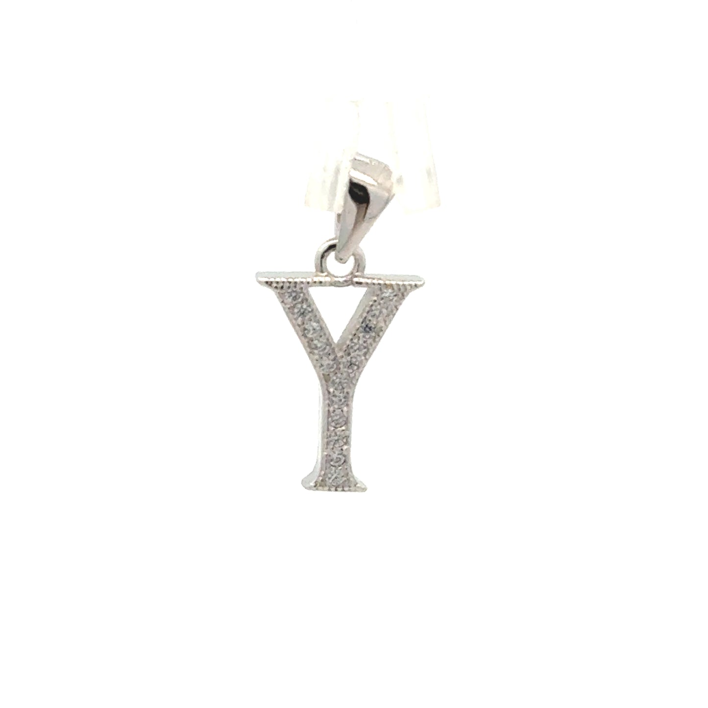 Elegant Diamond Initial Pendant
