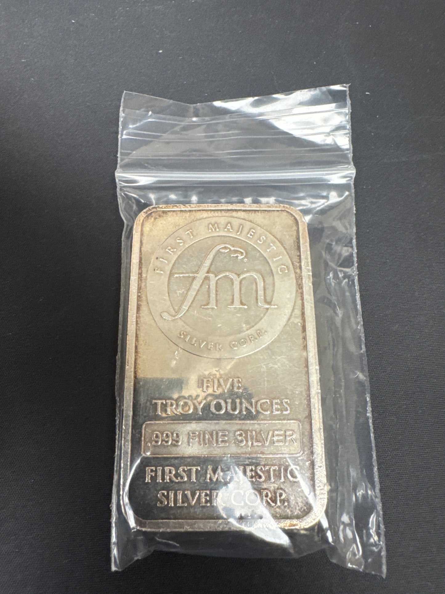 5 Oz Silver Bar FM