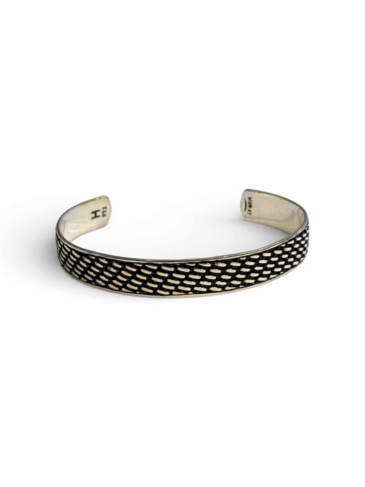 Iron Mesh Cuff | 925 Silver