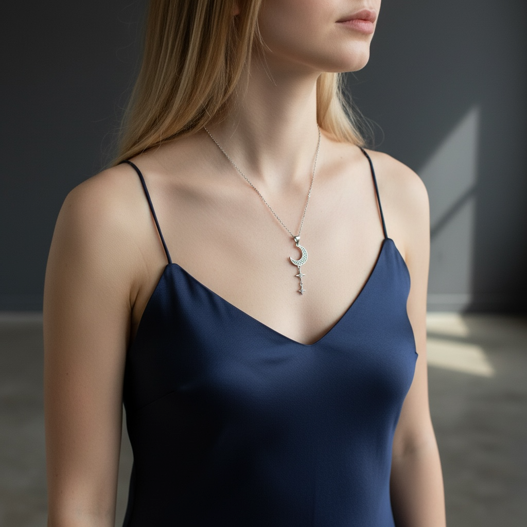 Moonfall Necklace | 925 Silver