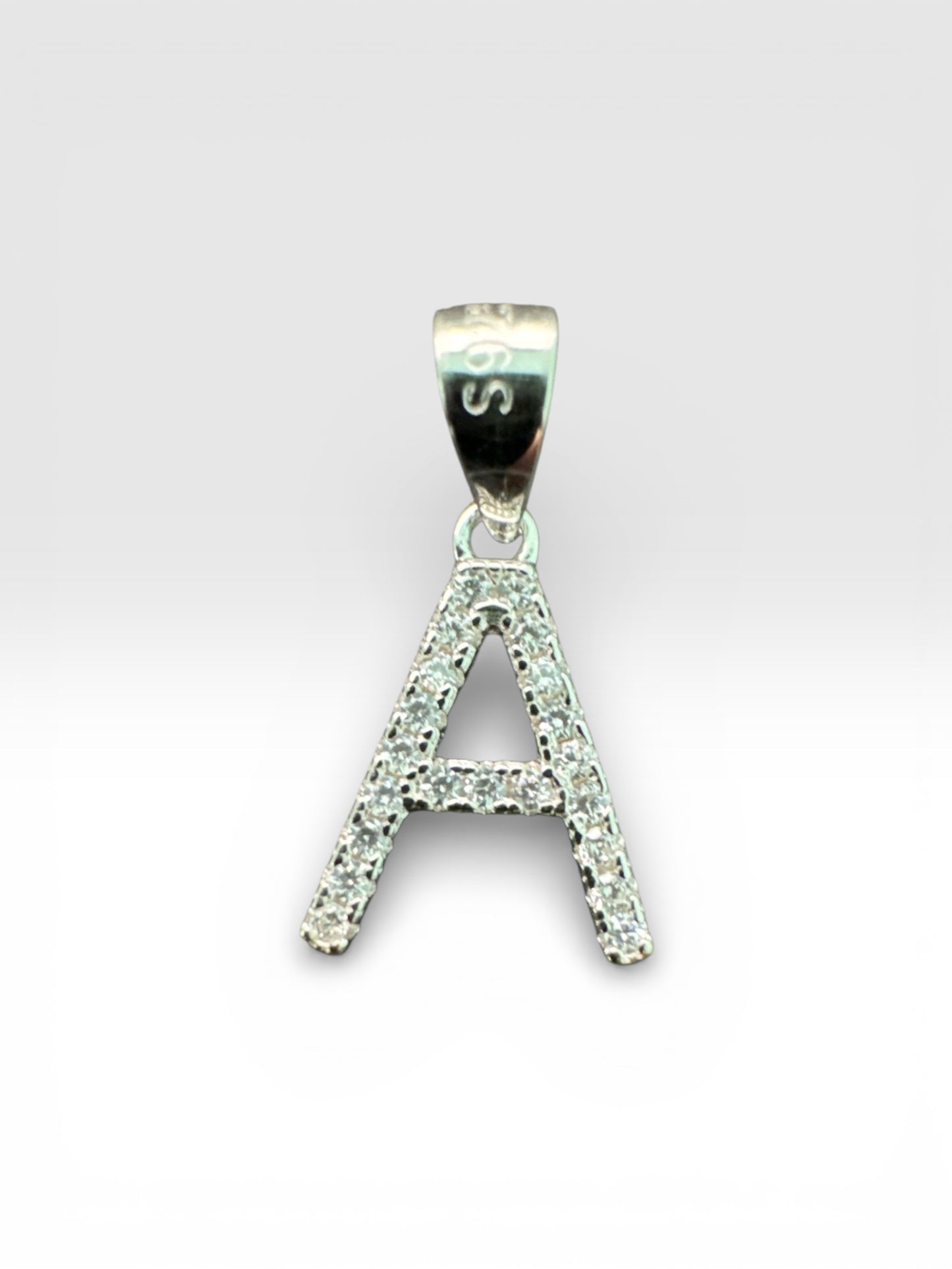 Petite Initial A Pendant | 925 Silver
