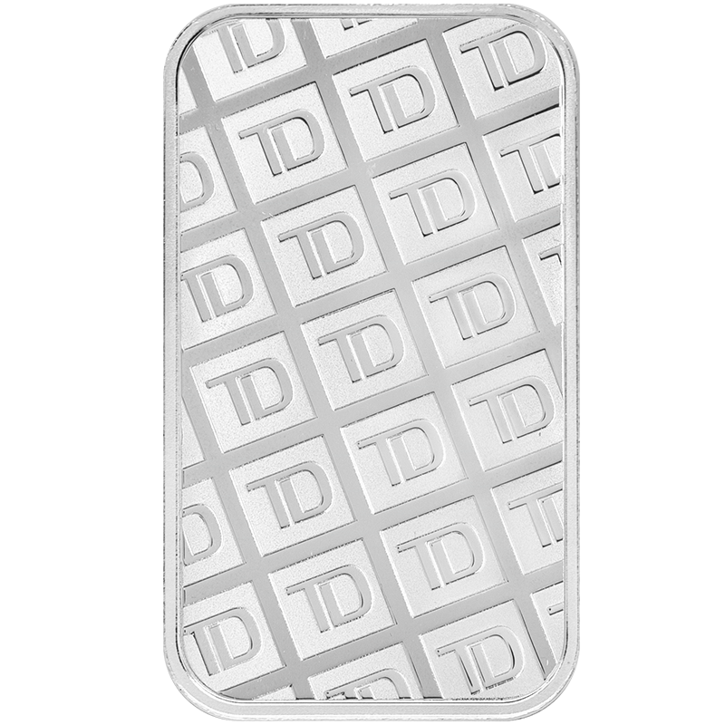1 Oz Silver Bar TD
