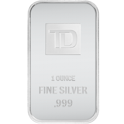 1 Oz Silver Bar TD