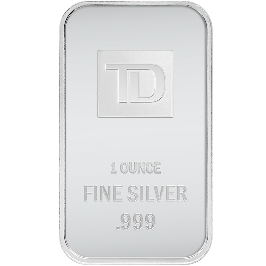 1 Oz Silver Bar TD