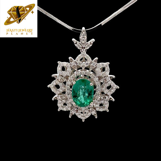 Elegant Emerald Pendant