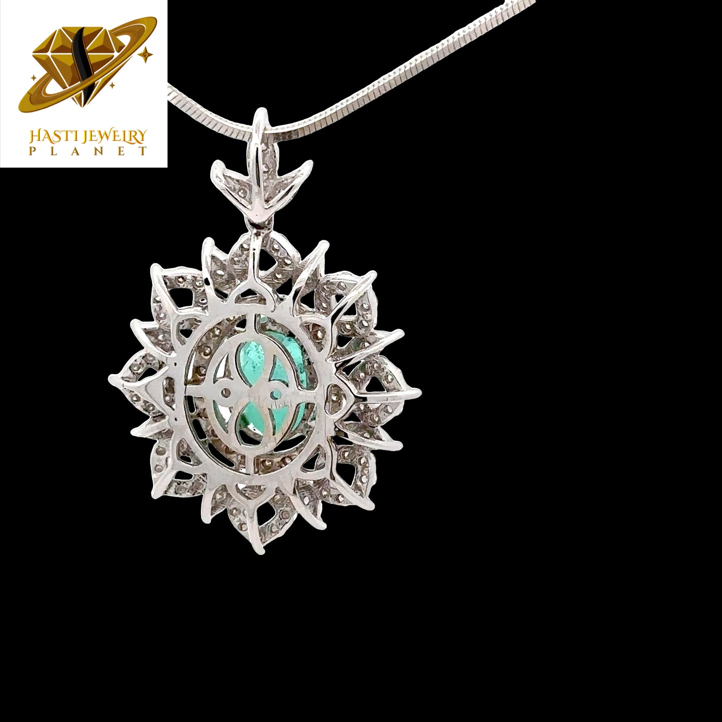 Elegant Emerald Pendant