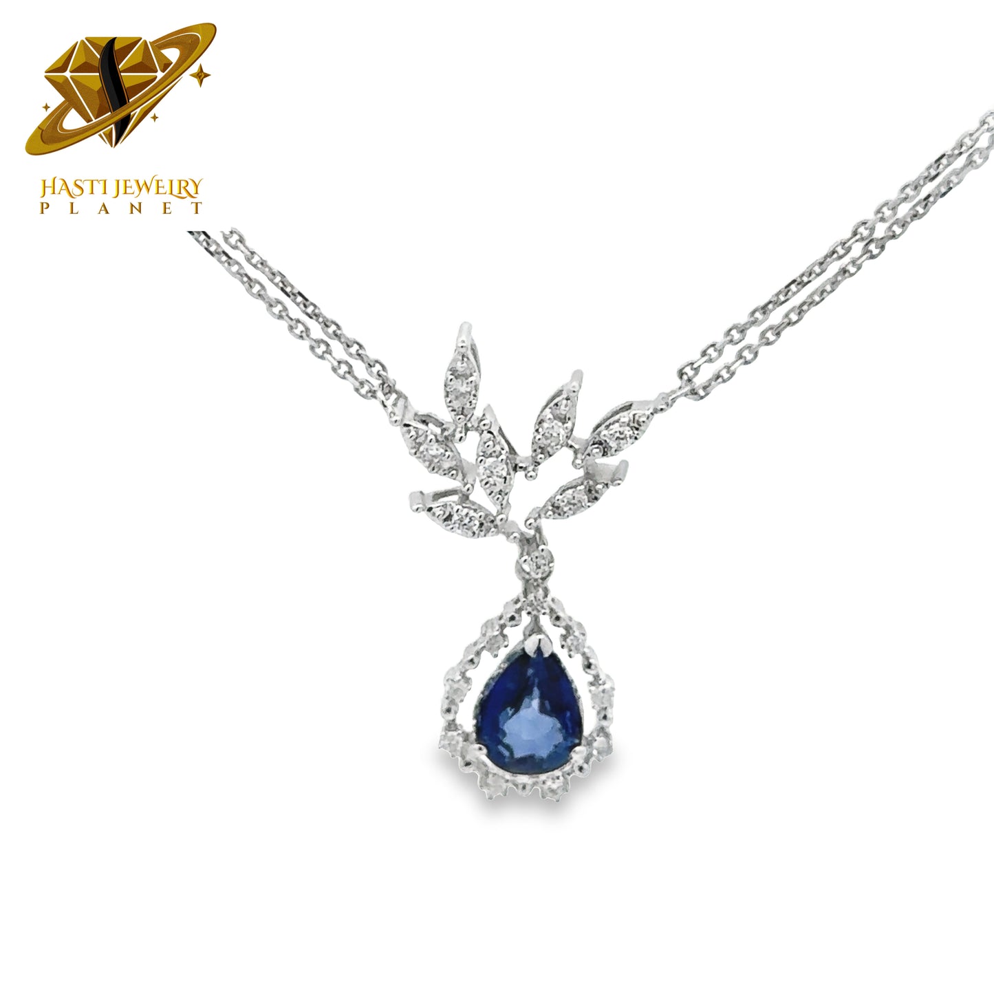 Elegant Sapphire Pendant