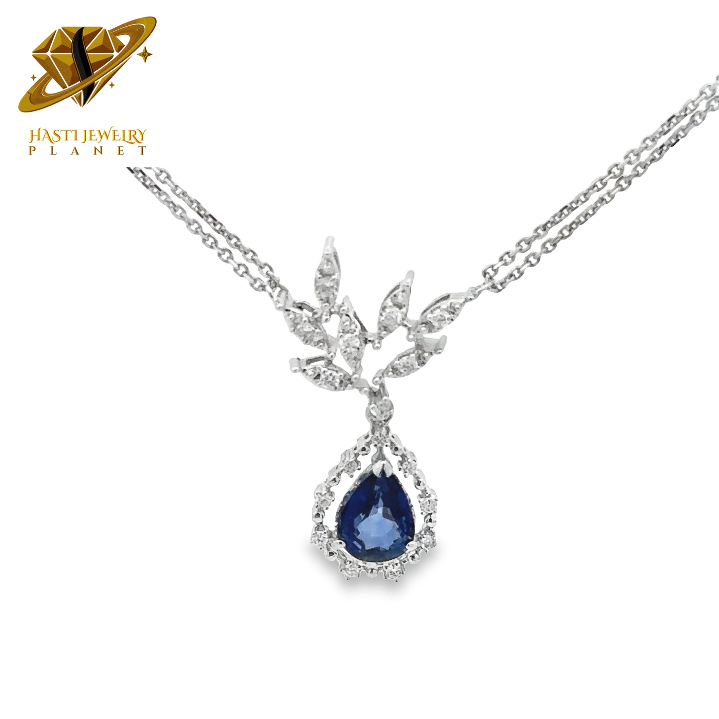 Elegant Sapphire Pendant