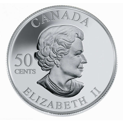 0.5 Oz coin RCM 24k Gold Plated Lily