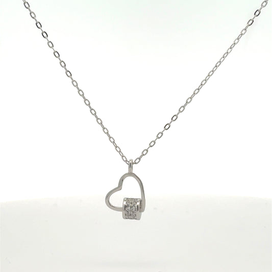 Elegant Heart Pendant Necklace