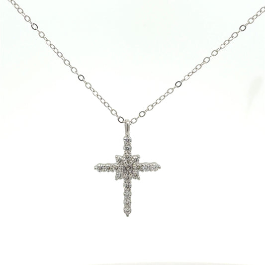 Elegant Silver Cross Pendant