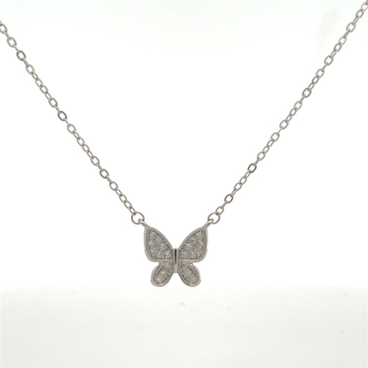 Elegant Butterfly Pendant Necklace