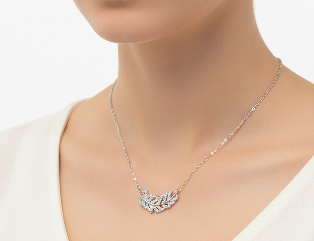 Leaf Necklace | 925 Silver