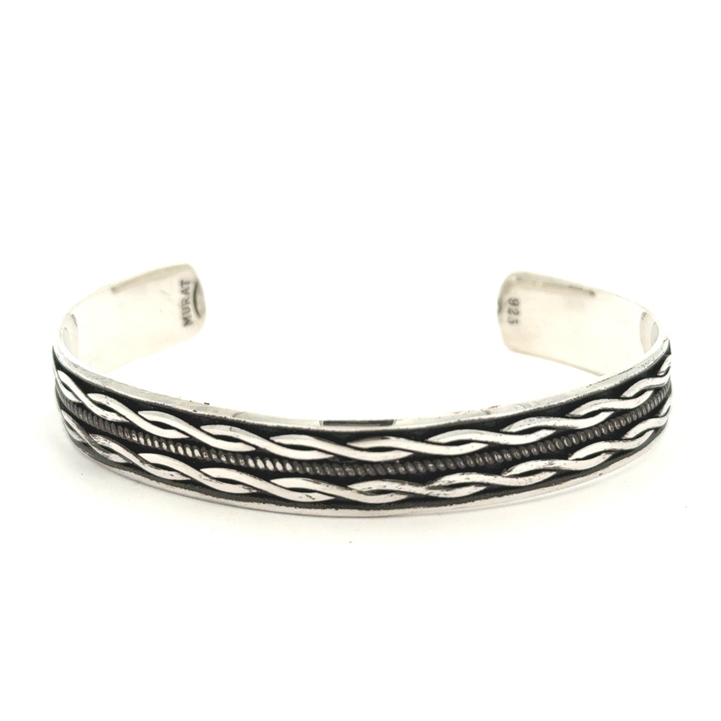 Woven Strand Cuff | 925 Silver