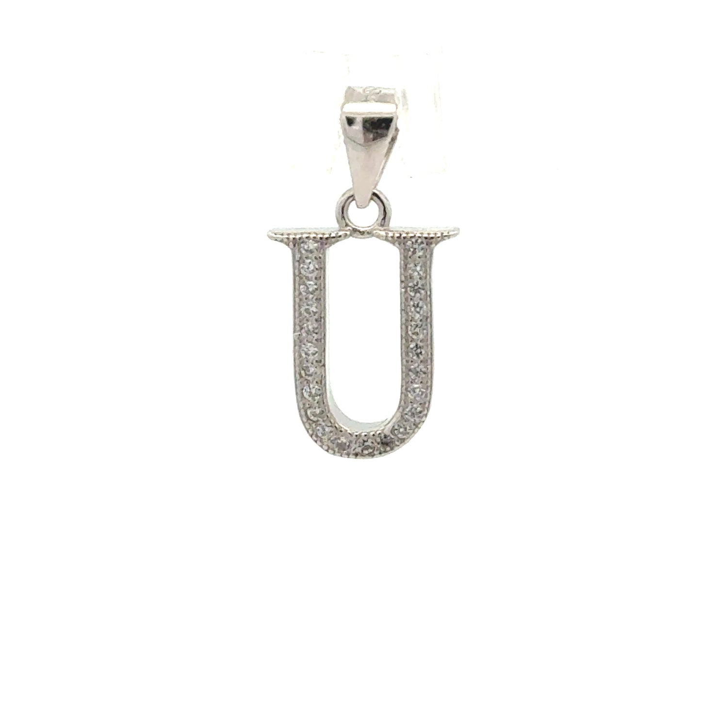Elegant Diamond Initial Pendant