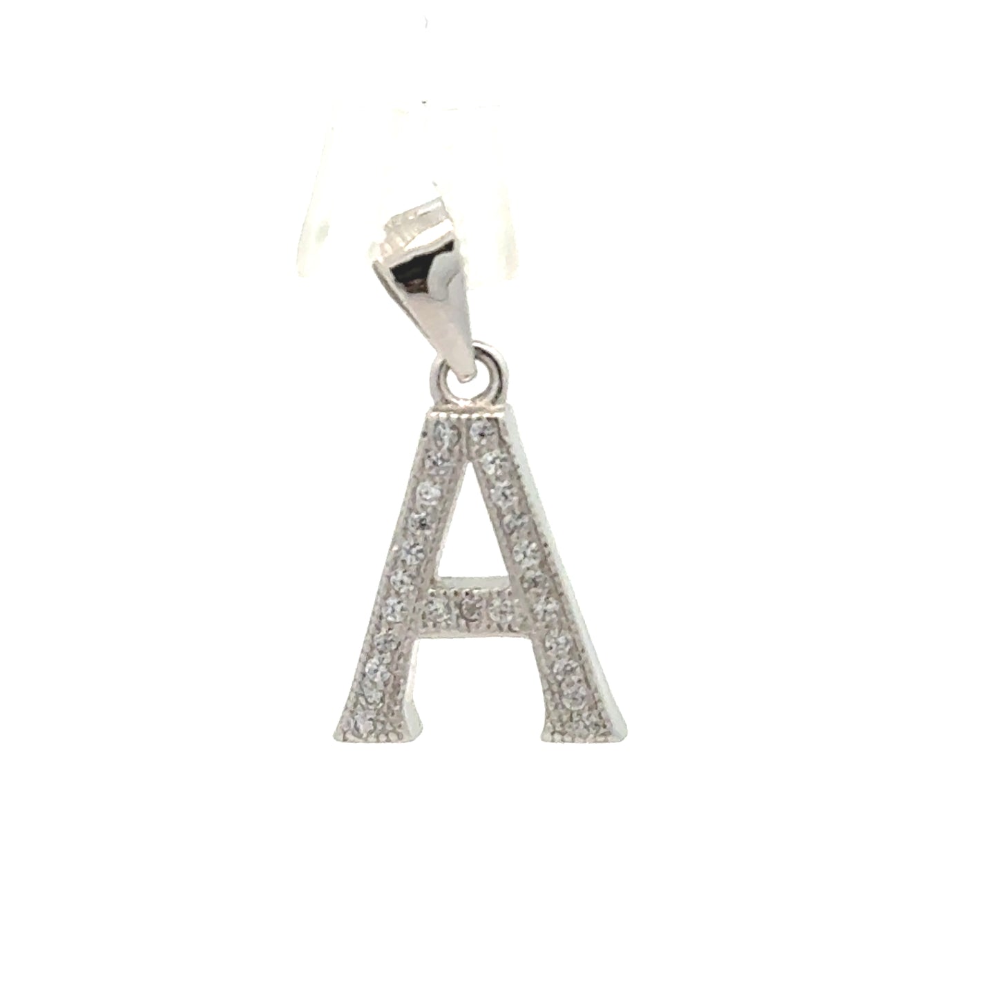 Elegant Diamond Initial Pendant
