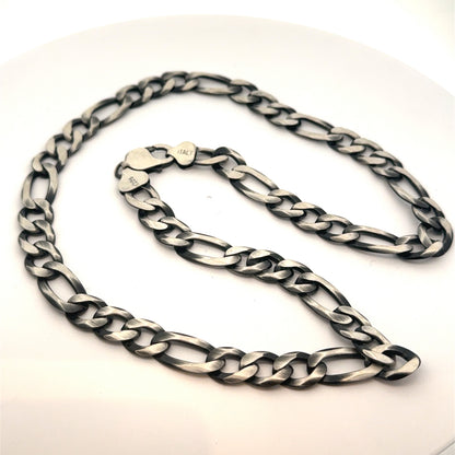 Bold Silver-Tone Link Chain Necklace | Versatile & Elegant Metal Jewelry