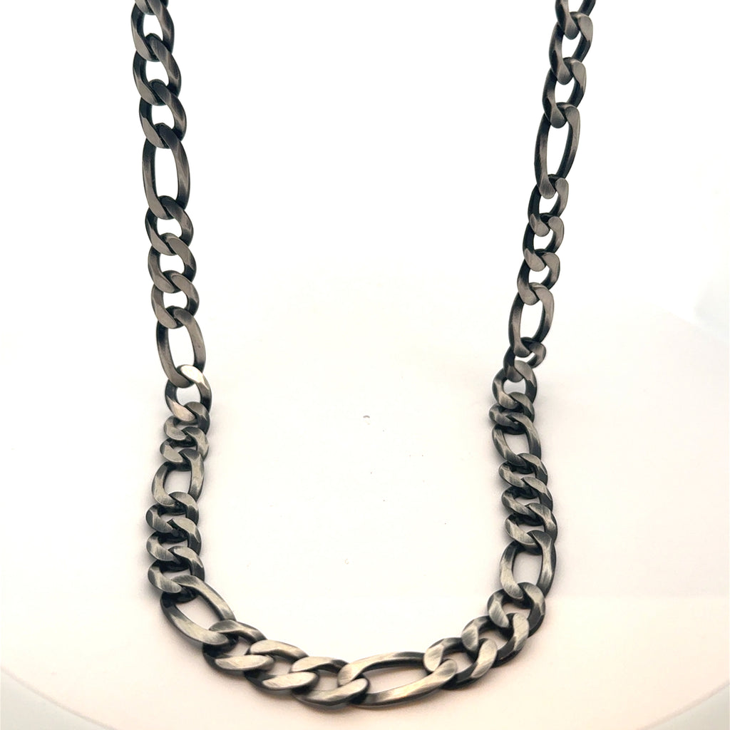 Bold Silver-Tone Link Chain Necklace | Versatile & Elegant Metal Jewelry