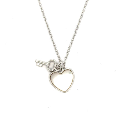 Heart to my key Pendant Necklace | 925 Silver