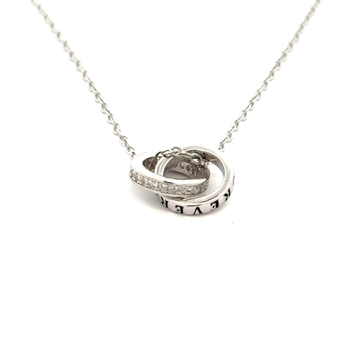 Elegant Interlocking Circle Pendant