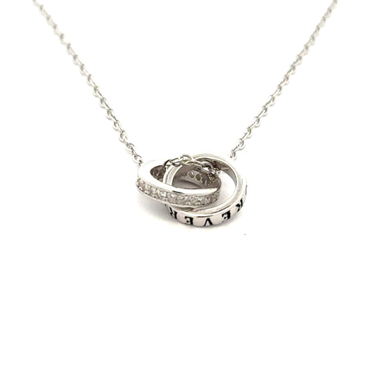 Elegant Interlocking Circle Pendant