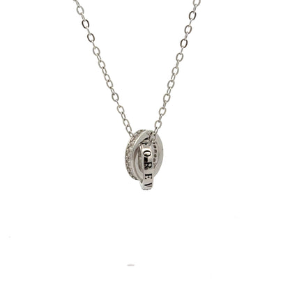 Interlocking Circle Pendant | 925 Silver