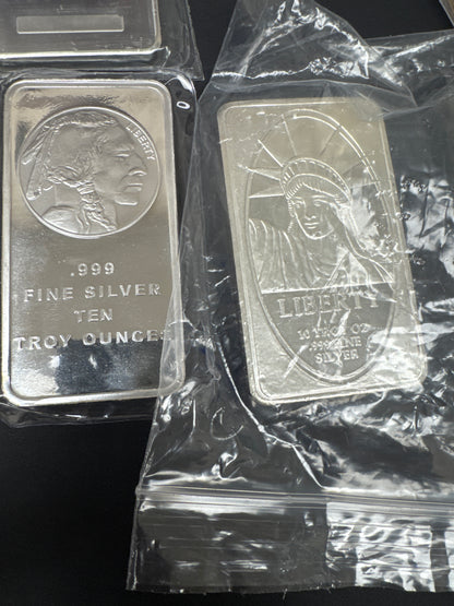 10 Oz Silver Bar USLiberty