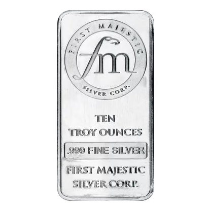 10 Oz Silver Bar FM