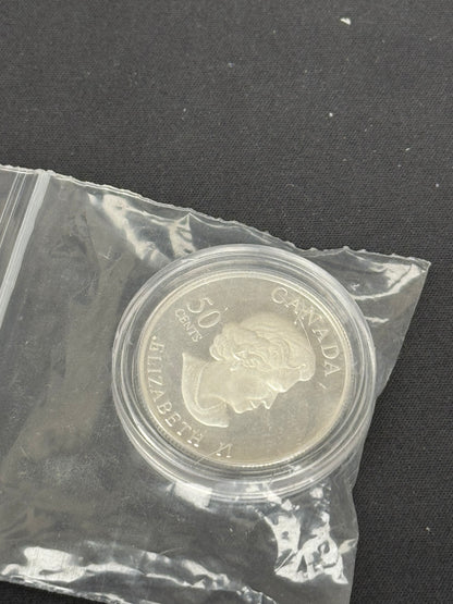 0.5 Oz coin RCM 24k Gold Plated Lily