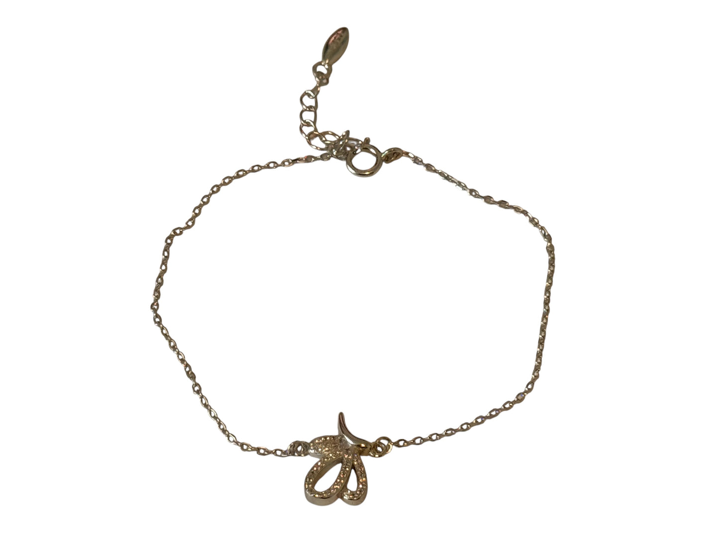 Ribbon Knot Charm Bracelet | 925 Silver