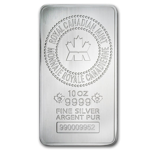 10 Oz Silver Bar RCM