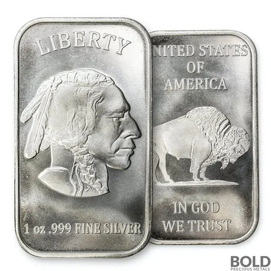 1 Oz Silver Bar US Liberty