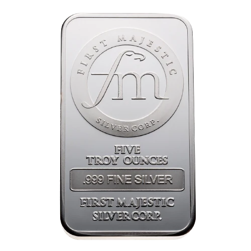 5 Oz Silver Bar FM