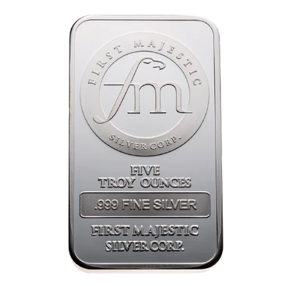 5 Oz Silver Bar FM