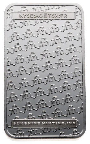 5 Oz Silver Bar FM
