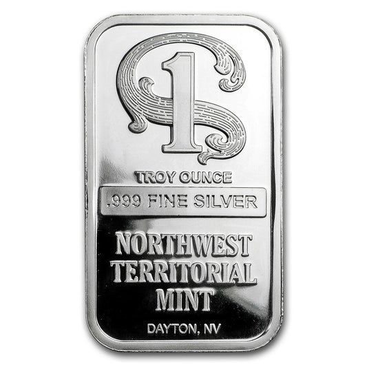 1 Oz Silver Bar NWT US