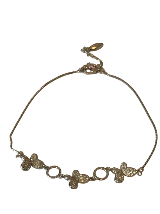 Butterflies Chain Bracelet | 925 Silver