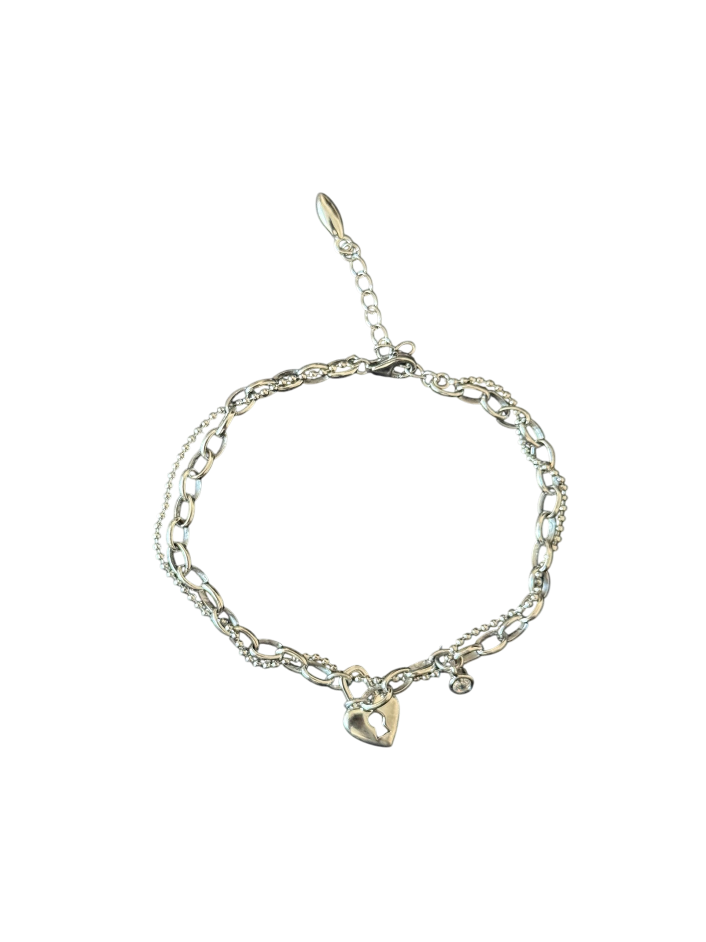Linked Heart Bracelet | 925 Silver